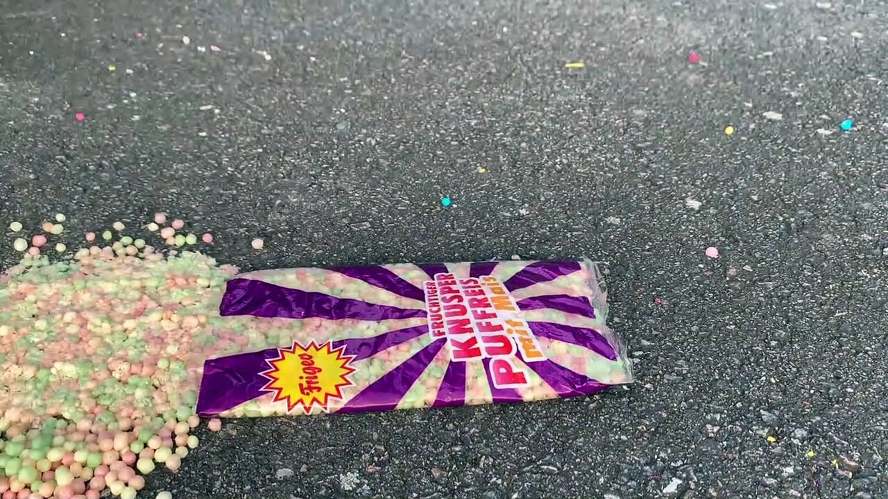Crushing Crunchy & Soft Things by Car! - EXPERIMENT: FRUITS VS CAR