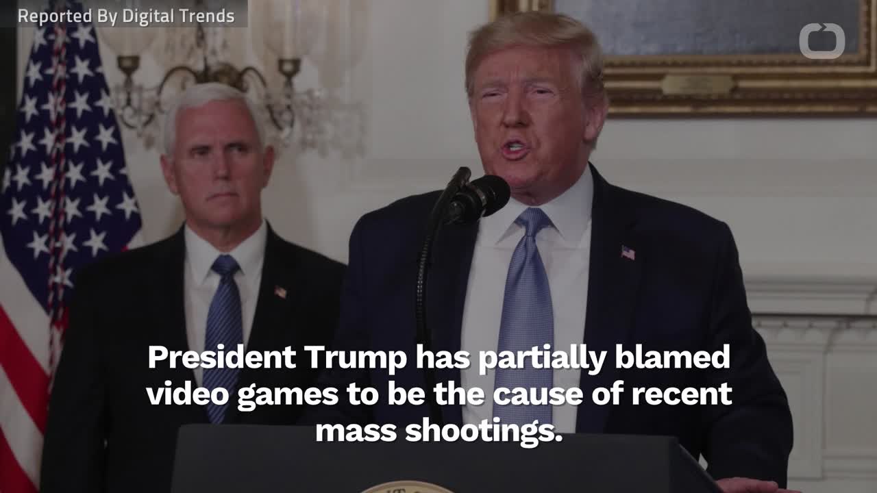 Trump Partially Blames Violent Games For Recent Shootings