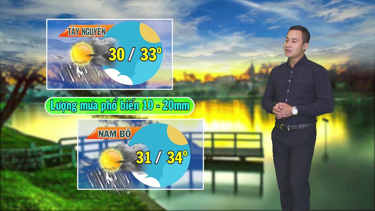 Dự báo thời tiết chiều và tối nay ngày 6/8/2019 | Bản tin thời tiết mới nhất Nam Bộ và Tây Nguyên mưa to