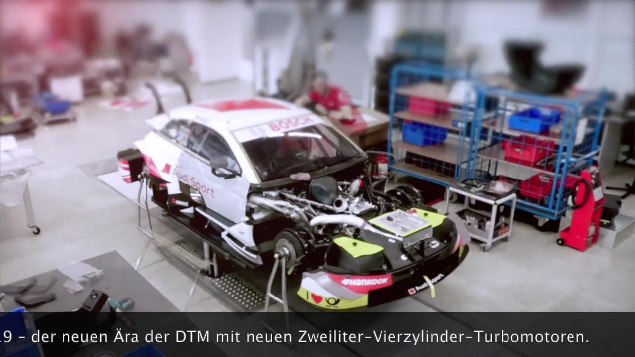 Zeitraffer - Audi RS 5 DTM 2019 Aufbau