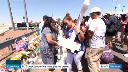 Donald Trump condamne les fusillades mais pas les armes