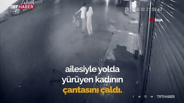 Kapkaççıyı güvenlik kameraları yakalattı