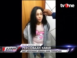 Napi Menyamar Jadi Anak Gadisnya Coba Kabur dari Penjara