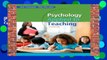 [FREE] Psychology Applied to Teaching (Mindtap Course List)