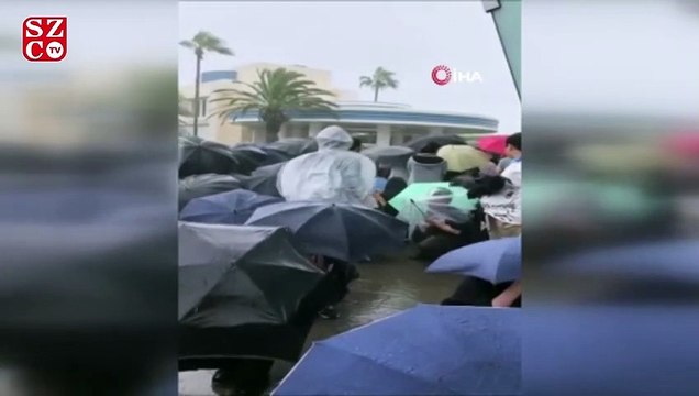 Francisco Tayfunu, Japonya'da hayatı felç etti