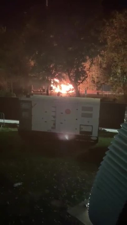 Incendie Ronquières