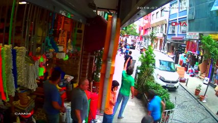 Şişli'de dehşet anları!
