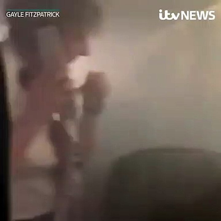Uçaktaki duman korkuttu