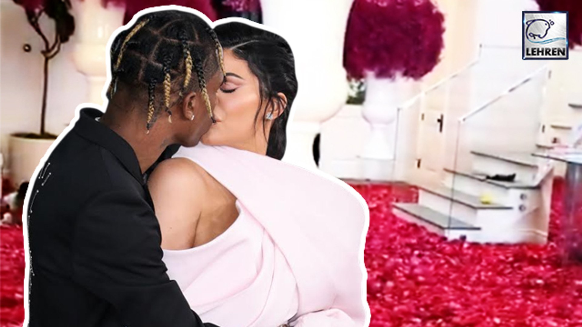 Travis Scott Covers Kylie Jenner’s House in Rose Petals For Her 22nd Birthday