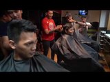 Business is good for Scottie Thompson's barber shop