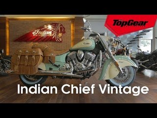 The Indian Chief Vintage makes a strong statement for its brand