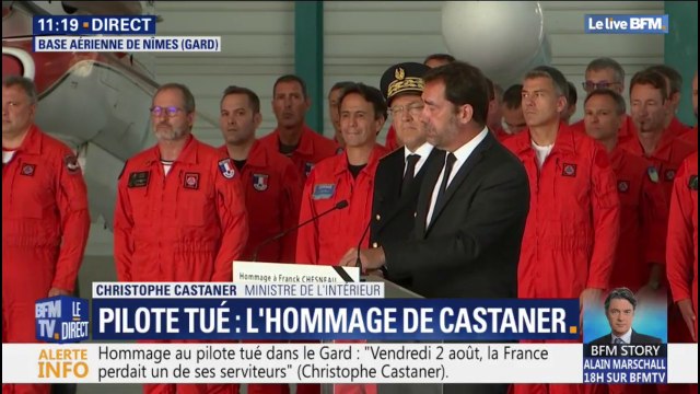 Christophe Castaner: Franck Chesneau avait en lui une générosité qui fait l'âme de la sécurité civile