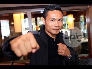 Donnie Nietes talks about strategy during an ALA press conference