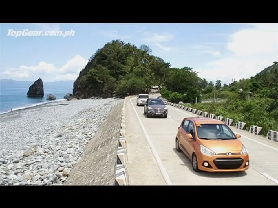 We take the Hyundai Grand i10, Grand Santa Fe and Grand Starex to Baler