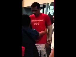 June Mar Fajardo before SMB game
