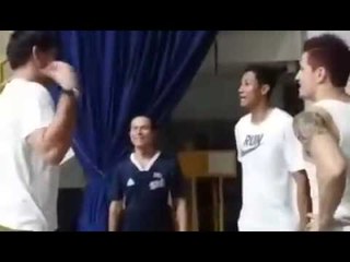 Danny Ildefonso visits Gilas Pilipinas practice (March 7, 2016)