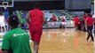 Tristan Thompson warming up for Canada's game against Turkey in Fiba OQT Manila