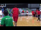 Tristan Thompson warming up for Canada's game against Turkey in Fiba OQT Manila