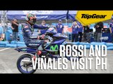 Valentino Rossi and Maverick Viñales visit the Philippines