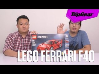 Assembling a Lego Ferrari F40