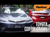 Coffee crawl with the Toyota Corolla Altis