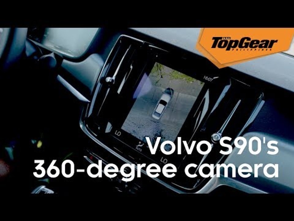 Check out Volvo S90's cool park assist 360-degree camera