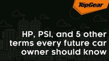 HP, PSI, and 5 other acronyms every future car owner should know