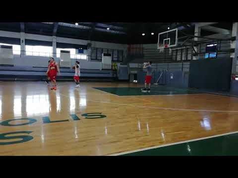Shooting game at SMB practice