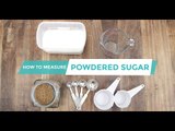 How to Measure Powdered Sugar | Yummy Ph