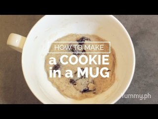 How to Make a Cookie in the Microwave | Yummy Ph