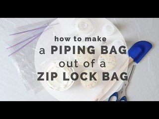 How to Make a Piping Bag Out of Zip Lock Bag | Yummy Ph