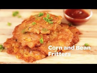 Corn and Bean Fritters