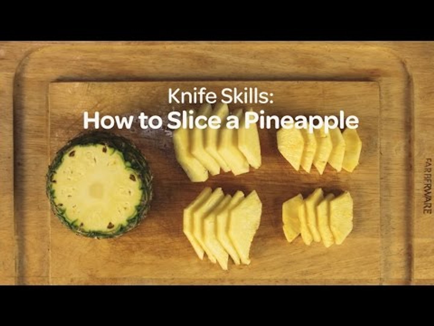 ⁣Knife Skills: How to Slice a Pineapple | Yummy Ph