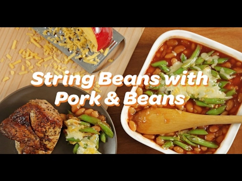 String Beans with Pork & Beans Recipe