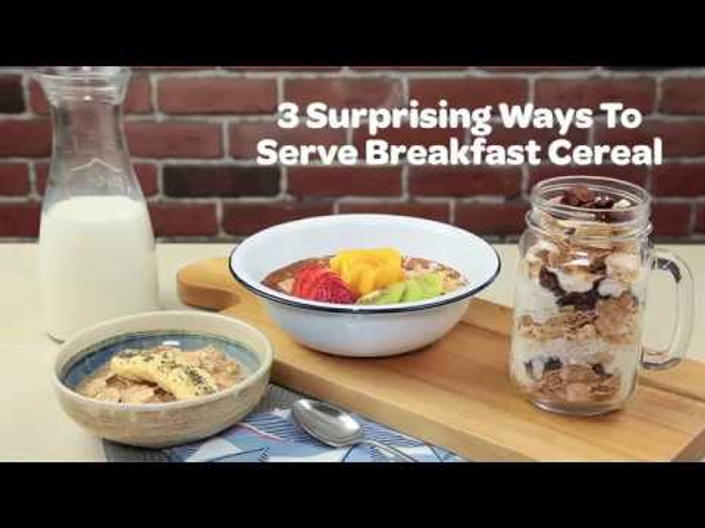 ⁣3 Surprising Ways to Serve Cereal