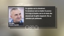 RTV Ora – Presidenti mesazh Bashës: Pa zgjedhje nuk ka ndëshkim për politikanët