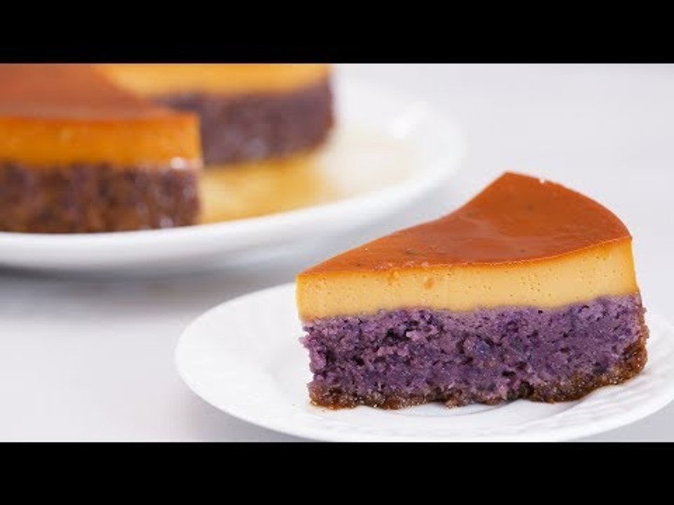 Ube Leche Flan Cake Recipe | Yummy Ph