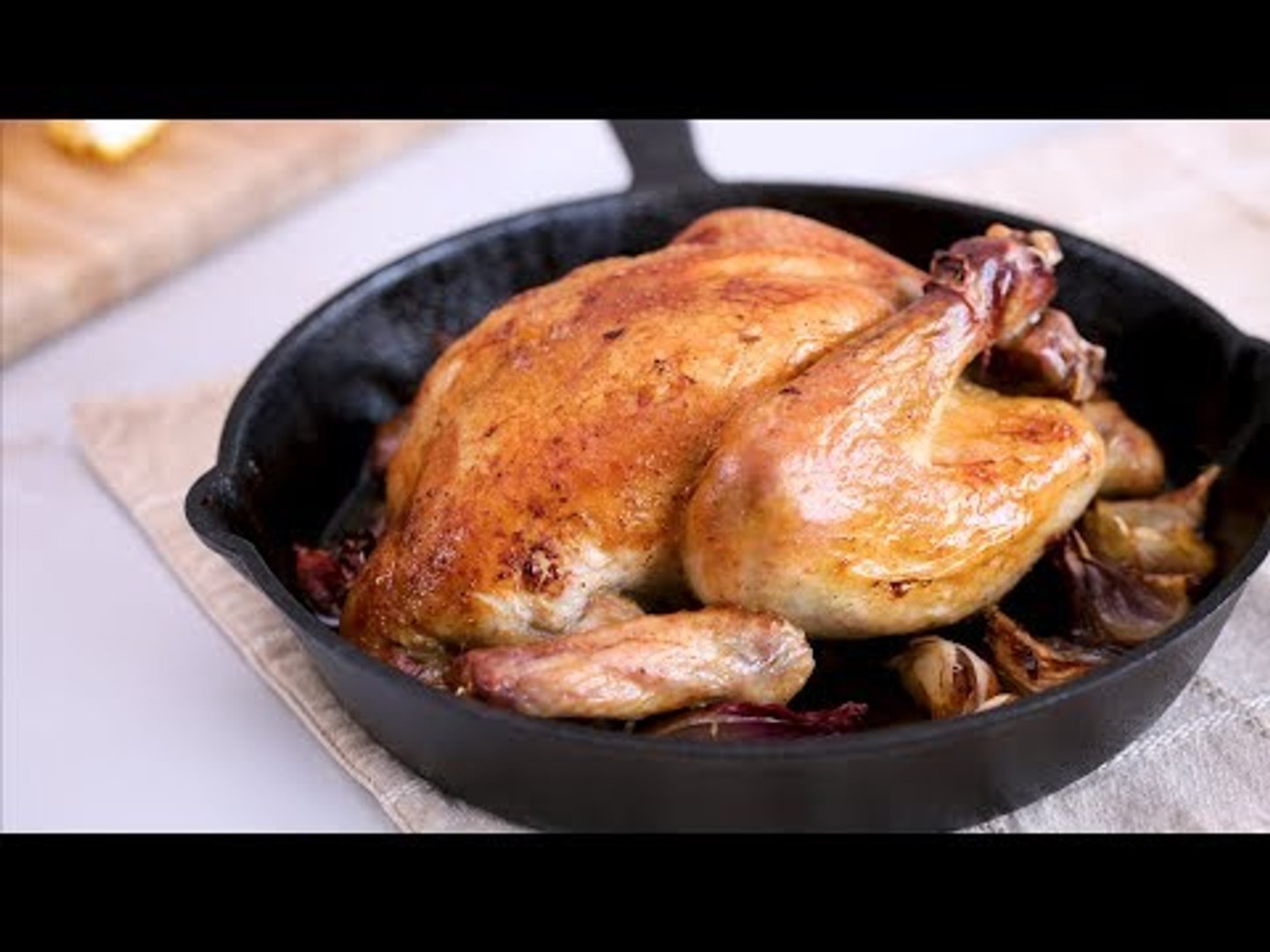 ⁣Buttery Garlic Roast Chicken Recipe | Yummy PH