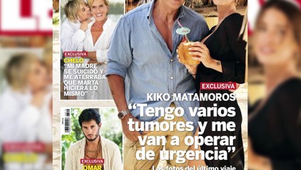 Kiko Matamoros pasa las horas previas a la operación con su novia