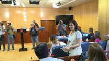 Ayuso comparece en la Asamblea de Madrid