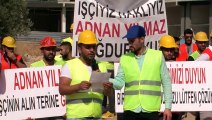 Parasını alamayan inşaat işçileri Erdoğan'a seslendi
