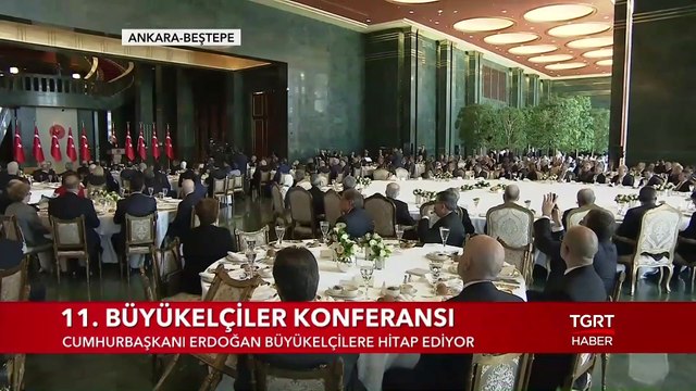 Cumhurbaşkanı Erdoğan Büyükelçilere Hitap Etti
