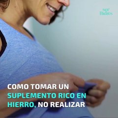 Aliviar el estreñimiento en el embarazo