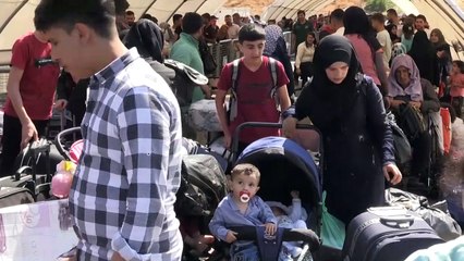 Suriyeliler bayram için ülkelerine gidiyor - KİLİS