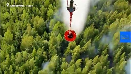 Rus hava kuvvetlerinin müdahalesine rağmen Sibirya'da orman yangınlarının önü alınamıyor