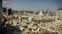 TRT Haber, İdlib'de rejimin en fazla hedef aldığı yerleşim yerine girdi