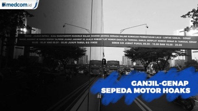 Wacana Ganjil-Genap Sepeda Motor Hoaks