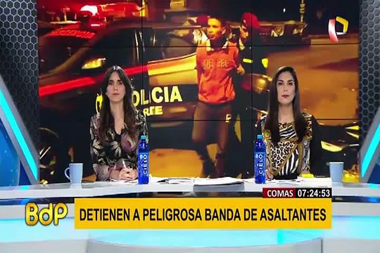 Capturan a integrantes de dos bandas delincuenciales en Comas y SJL
