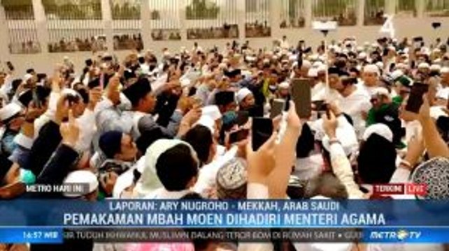 Prosesi Pemakaman Mbah Moen di Al'Mala Mekkah