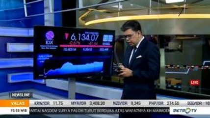 IHSG dan Rupiah Cenderung Melemah Jelang Penutupan